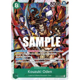 Kouzuki Oden - SR  OP02-030 - OP02 Paramount War 