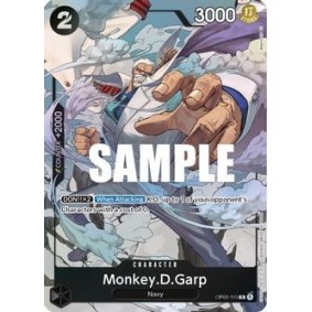 Monkey.D.Garp (115) (Alternate Art) - R Parallel OP02-115 - OP02 Paramount War 