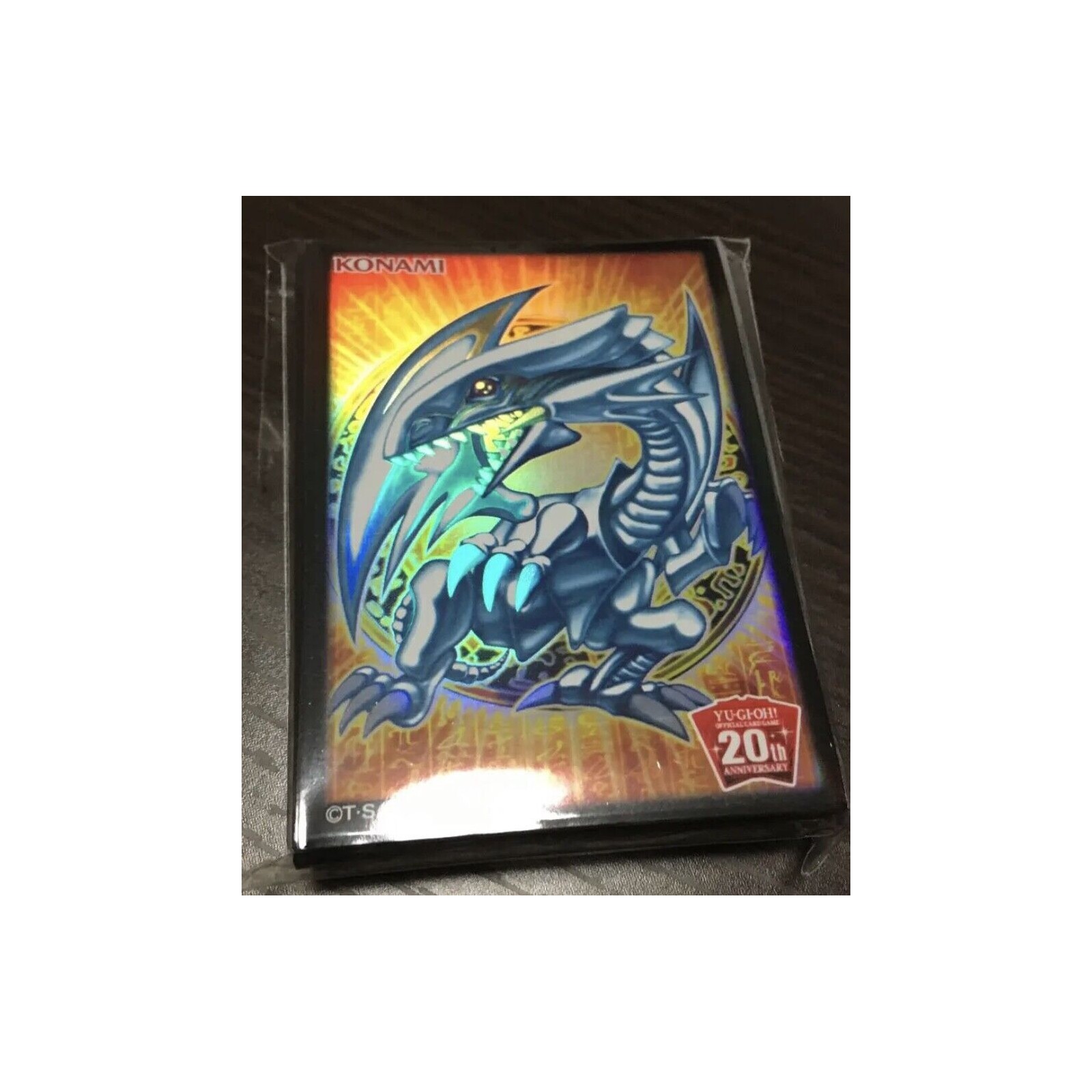 YuGiOh! Protèges Cartes dragon blanc yeux bleus 20th Anniversary (15) OCG à Fantasy