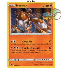 Heatran - 25/189 EB03 Ténèbres Embrasées Carte à l'unité Pokemon 