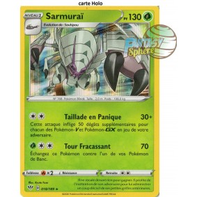 Sarmurai - 18/189 EB03 Ténèbres Embrasées Carte à l'unité Pokemon 