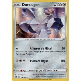 Duralugon - Holo Rare 138/192 EB02 Clash des Rebelles Carte à l'unité Pokemon 