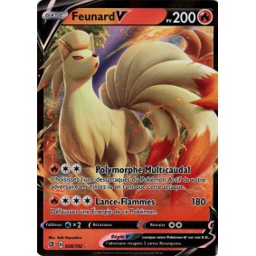 Feunard V - Ultra Rare 026/192 EB02 Clash des Rebelles Carte à l'unité Pokemon 