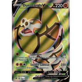Dunaconda V - Full Art Ultra Rare 184/192 EB02 Clash des Rebelles Carte à l'unité Pokemon 