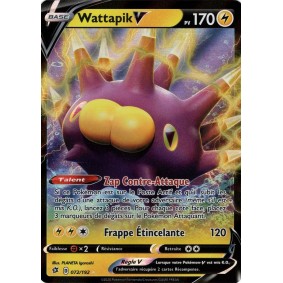 Wattapik V - Ultra Rare 072/192 EB02 Clash des Rebelles Carte à l'unité Pokemon 