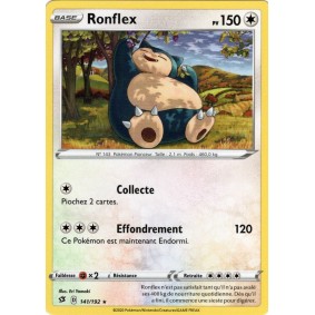 Ronflex - Reverse 141/192 EB02 Clash des Rebelles Carte à l'unité Pokemon