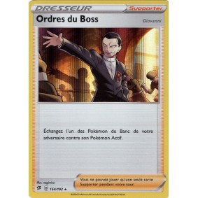 Ordres du Boss - Reverse 154/192 EB02 Clash des Rebelles Carte à l'unité Pokemon
