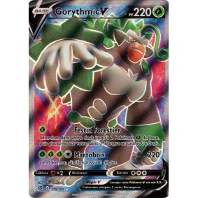 Gorythmic V - Full Art Ultra Rare 175/192 EB02 Clash des Rebelles Carte à l'unité Pokemon 