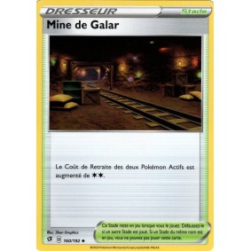 Mine de Galar - Reverse 160/192 EB02 Clash des Rebelles Carte à l'unité Pokemon 
