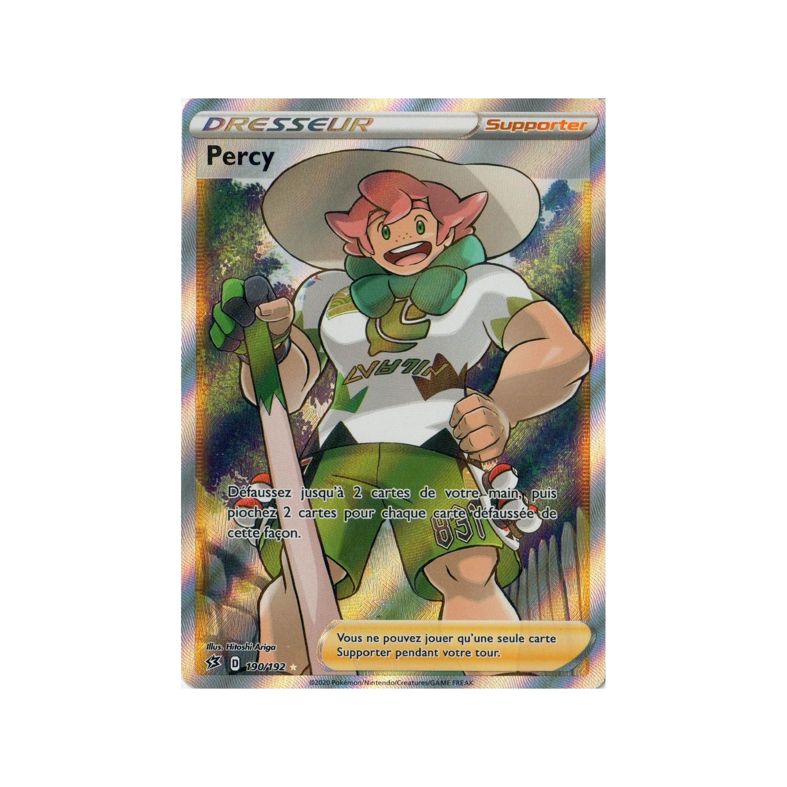 Percy - Full Art Ultra Rare 190/192 EB02 Clash des Rebelles Carte à l'unité Pokemon 