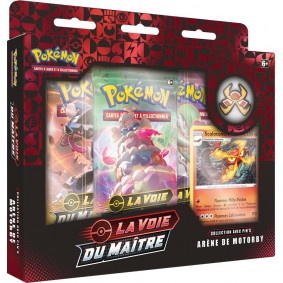 Pokémon Coffret Pin's Arène de Motorby La Voie du Maître EB 3.5 FR