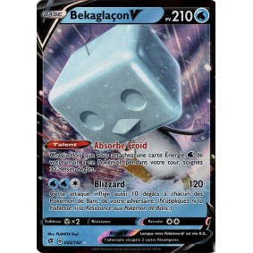 Bekaglaçon V - Ultra Rare 055/192 EB02 Clash des Rebelles Carte à l'unité Pokemon 
