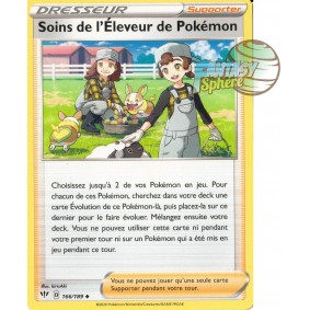 Soins de l'Eleveur de Pokémon - Peu Commune 166/189 EB02 Clash des Rebelles Carte à l'unité Pokemon