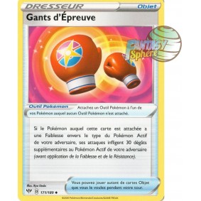Gants d'Epreuve - Peu Commune 171/189 EB02 Clash des Rebelles Carte à l'unité Pokemon