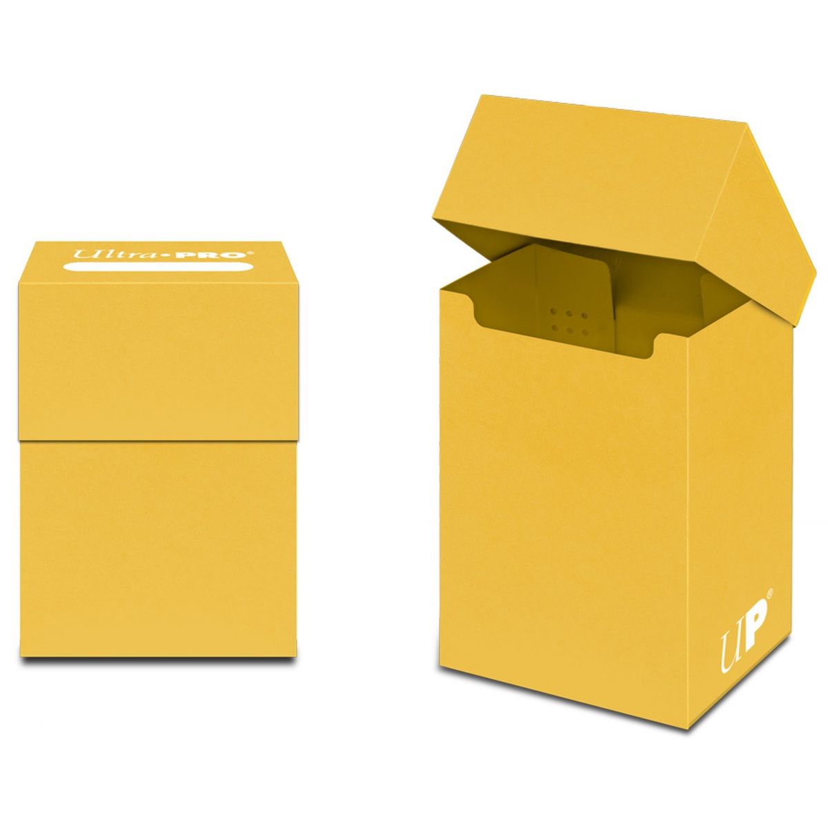 Ultra Pro - Deck Box Solid - Jaune - Yellow 80+