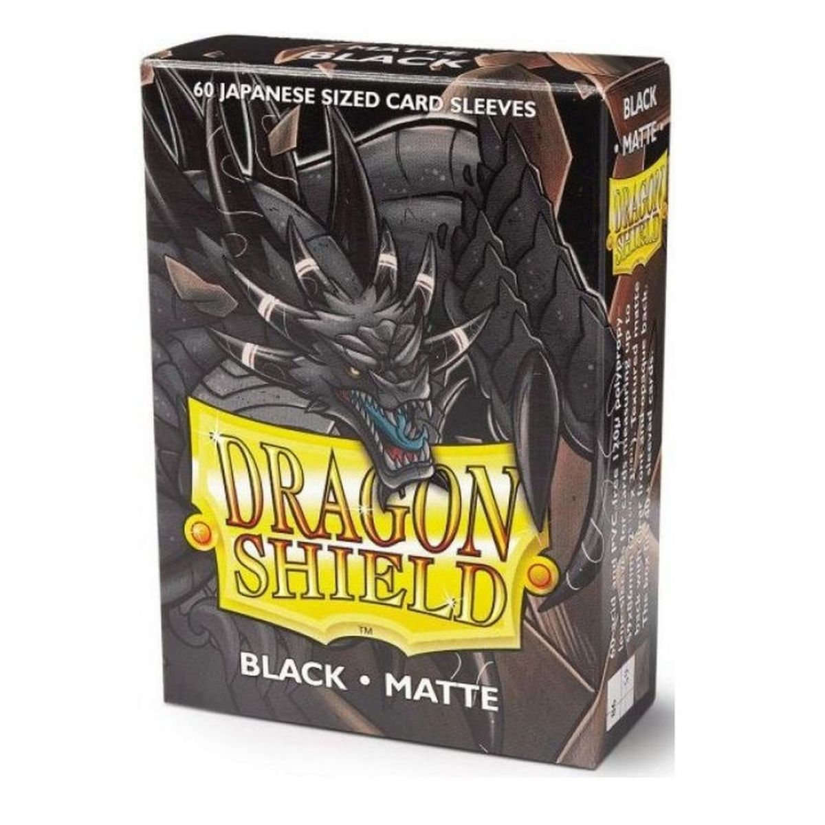 Dragon Shield Small Sleeves - Matte Black (60)