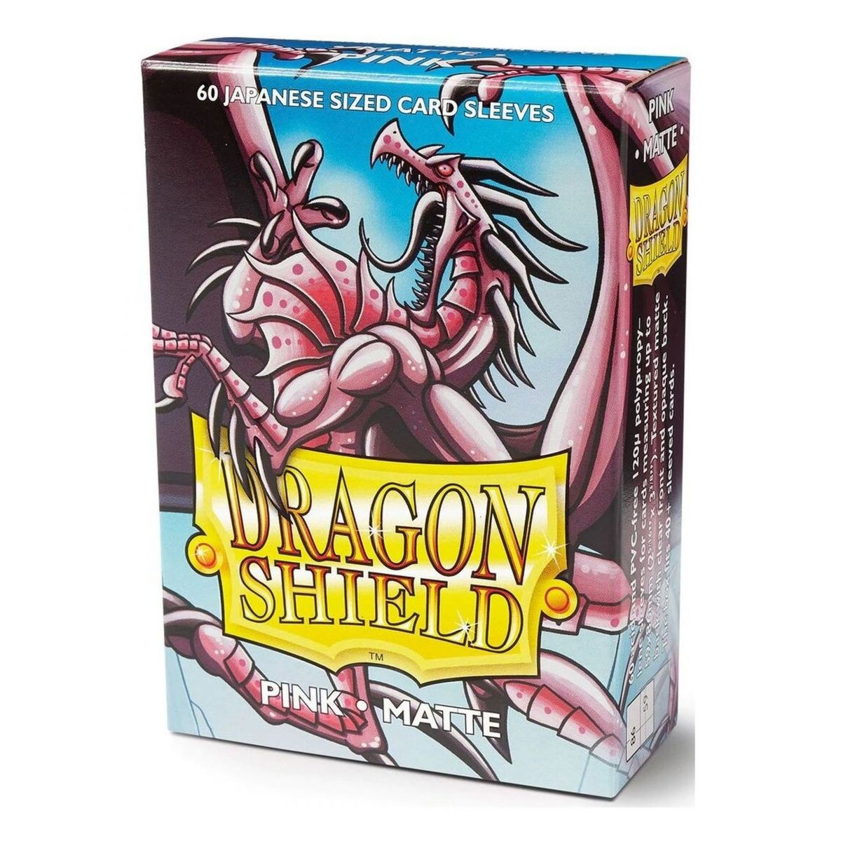 Item Dragon Shield Small Sleeves - Matte Pink (60)