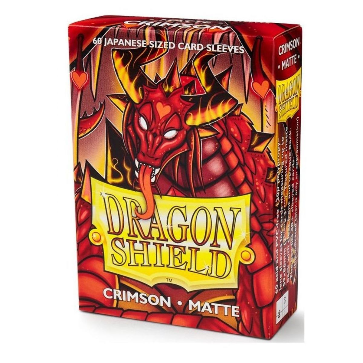 Dragon Shield Small Sleeves - Matte Crimson (60)