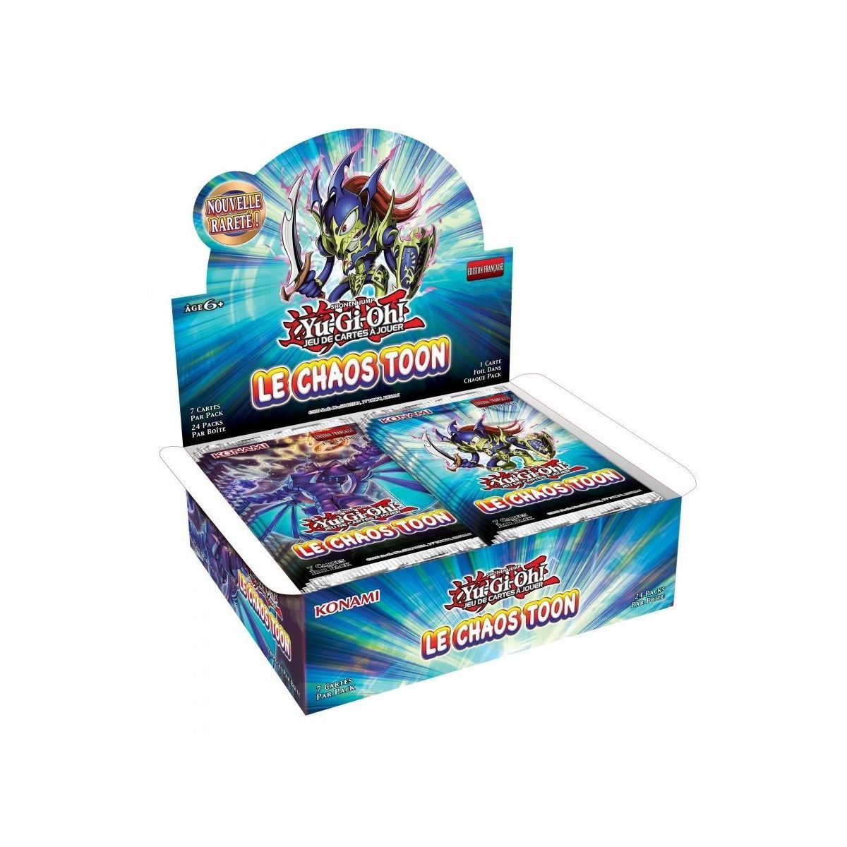 Yu-Gi-Oh! - Display - Boite de 24 Boosters - Le Chaos Toon - FR - Unlimited/Réédition