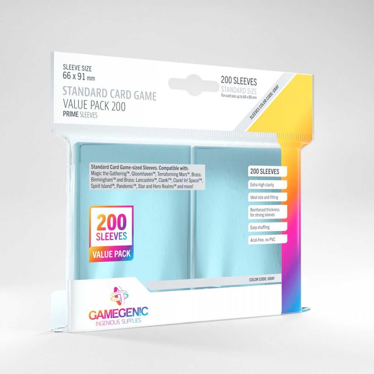 Item Gamegenic - Protèges Cartes - Standard - Value Pack (200)