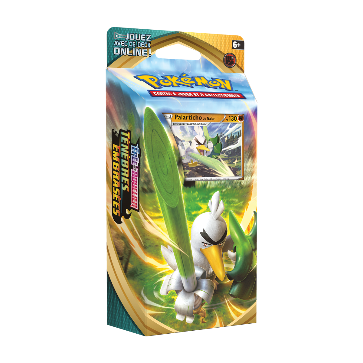 Pokémon - Deck de Démarrage - Palarticho de Galar - Ténèbres Embrasées [EB03] - FR
