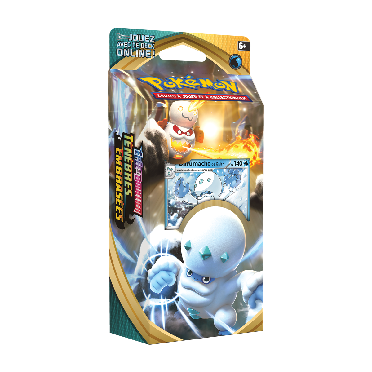 Pokémon - Deck de Démarrage - Darumacho de Galar - Ténèbres Embrasées [EB03] - FR