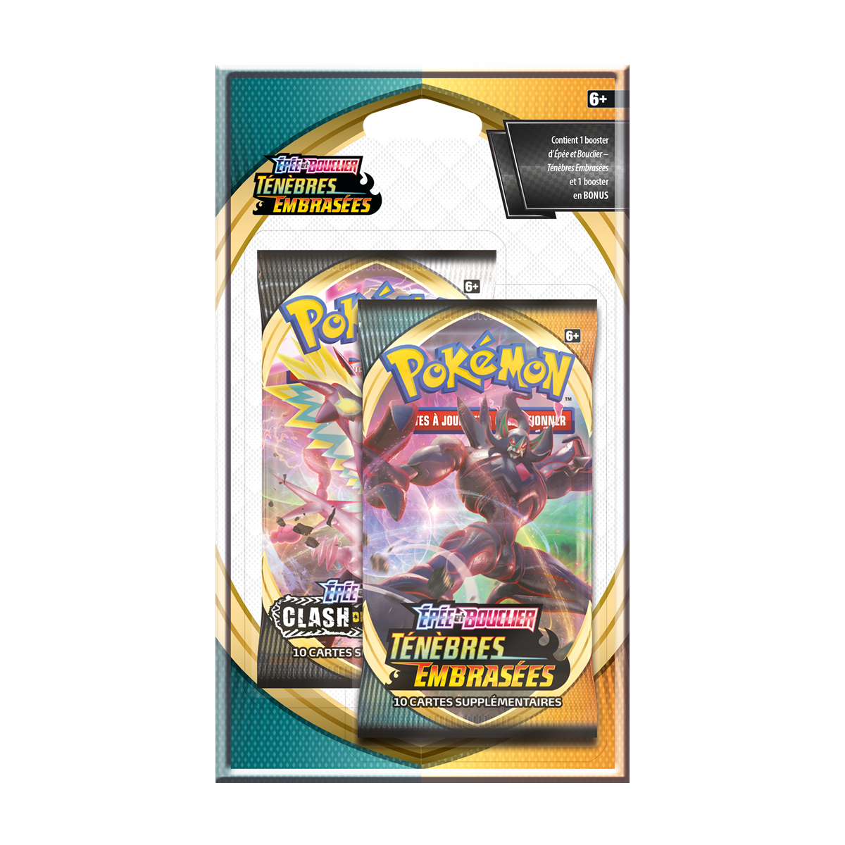 Pokémon - Duo-Pack Célébration - Ténèbres Embrasées [EB03] / Clash des Rebelles [EB02] - FR