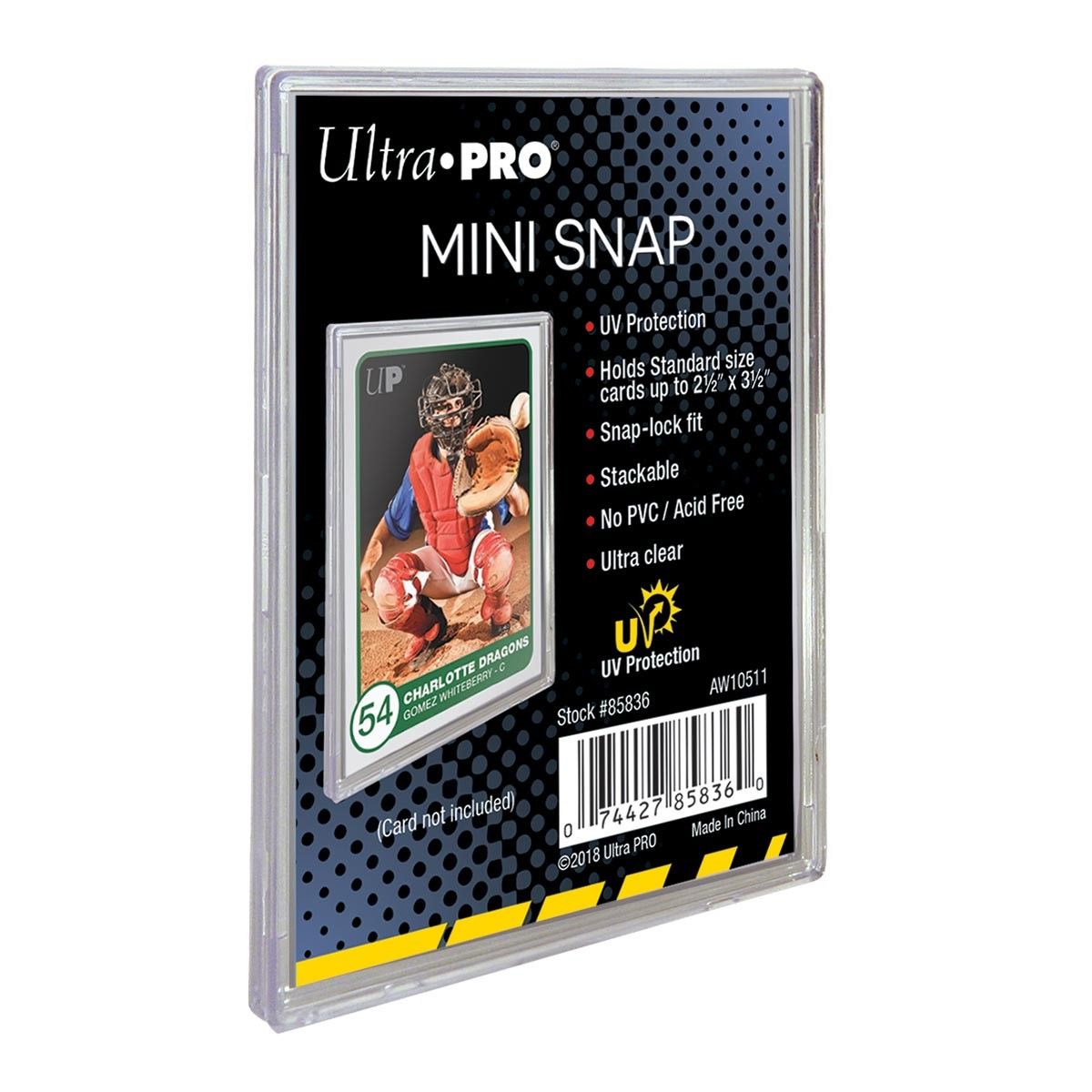 Ultra Pro - Protège Carte Rigide - UV Mini-Snap Card Holder - Top Loader (1)