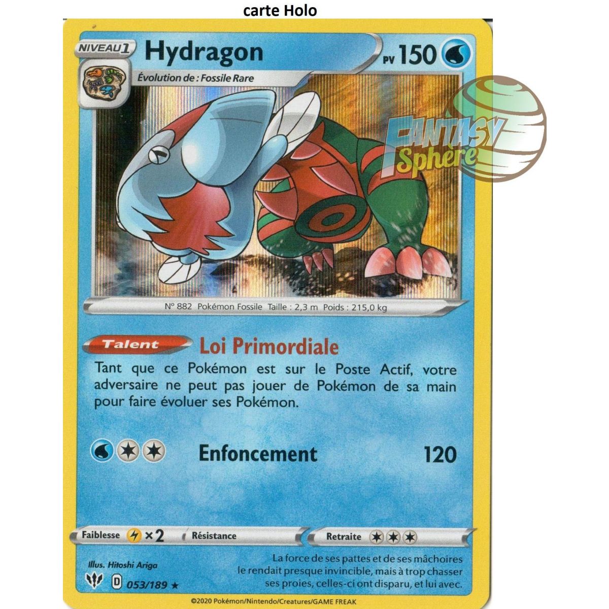 Hydragon - Holo Rare 53/189  - EB03 Ténèbres Embrasées