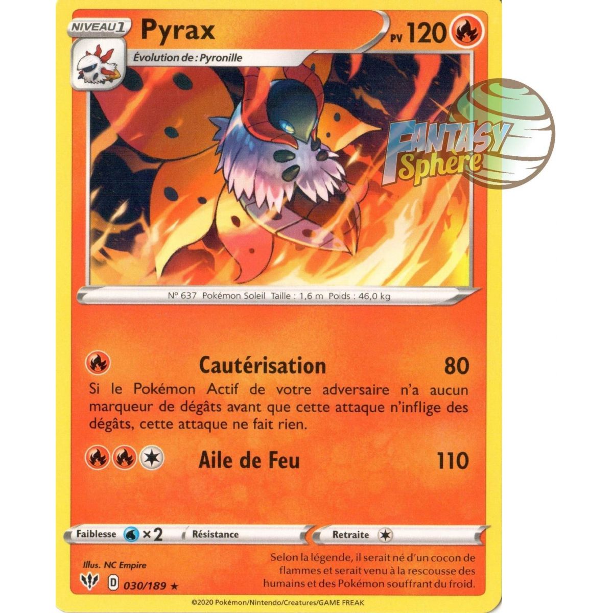 Pyrax - Rare 30/189  - EB03 Ténèbres Embrasées