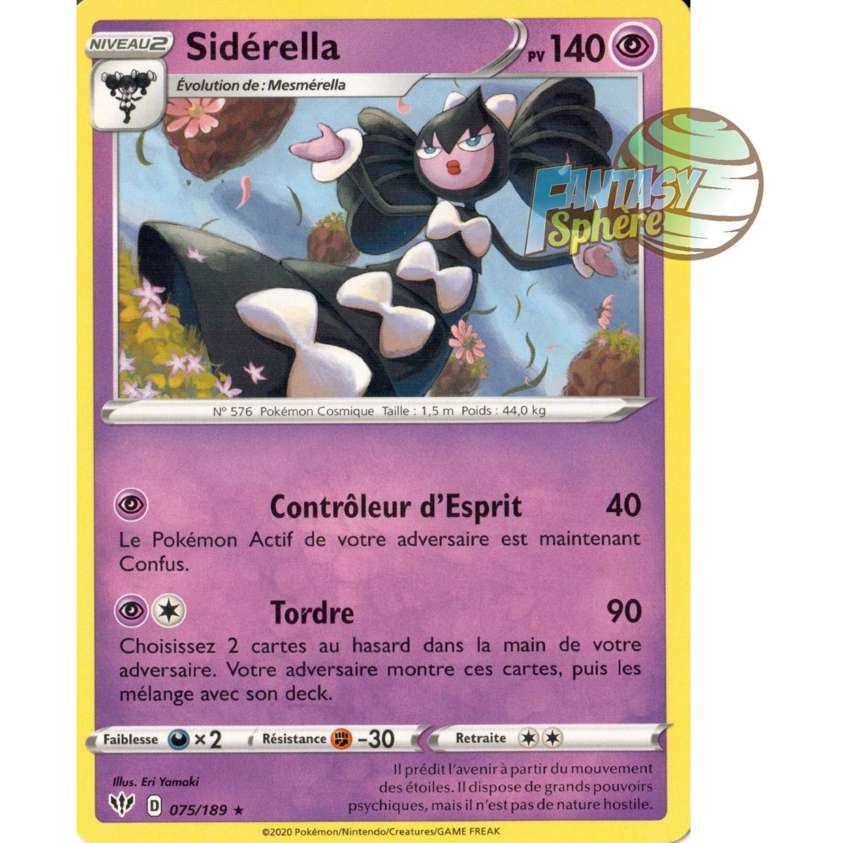 Sidérella  - Rare 75/189  - EB03 Ténèbres Embrasées