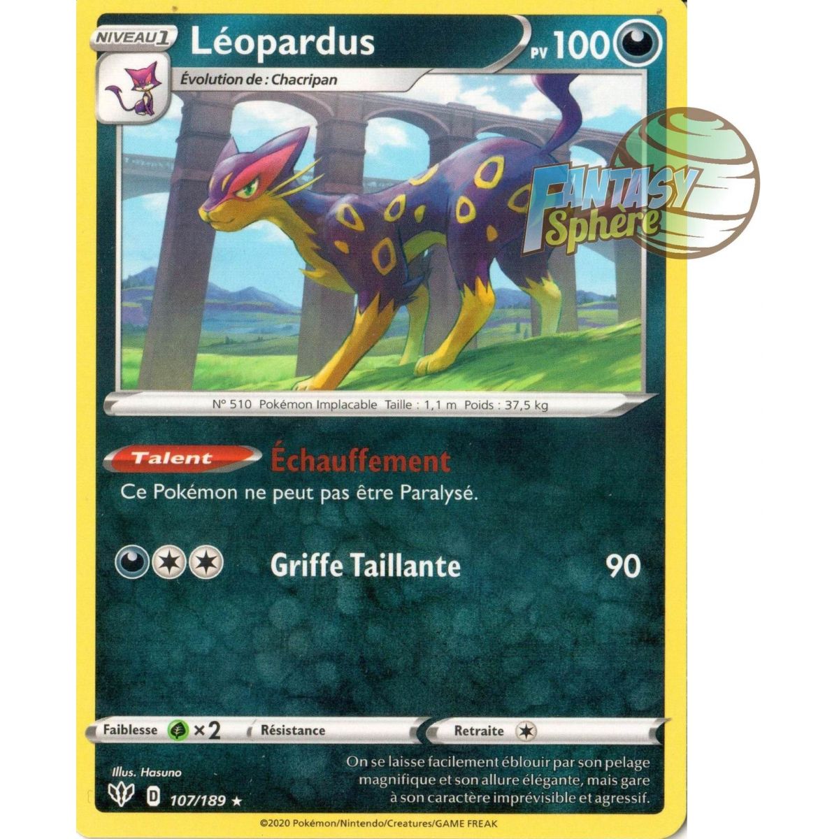 Léopardus - Rare 107/189  - EB03 Ténèbres Embrasées