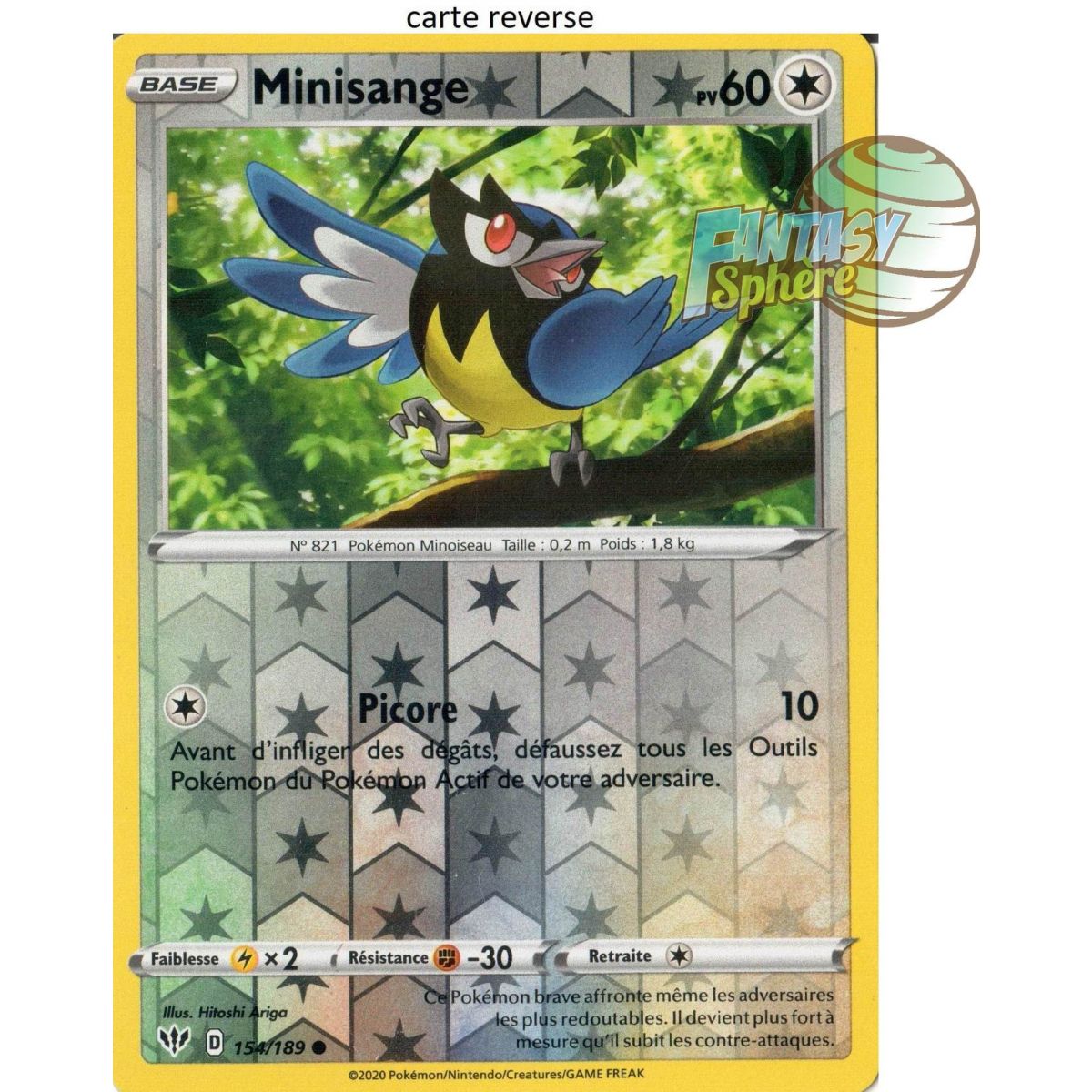 Minisange - Reverse 154/189  - EB03 Ténèbres Embrasées