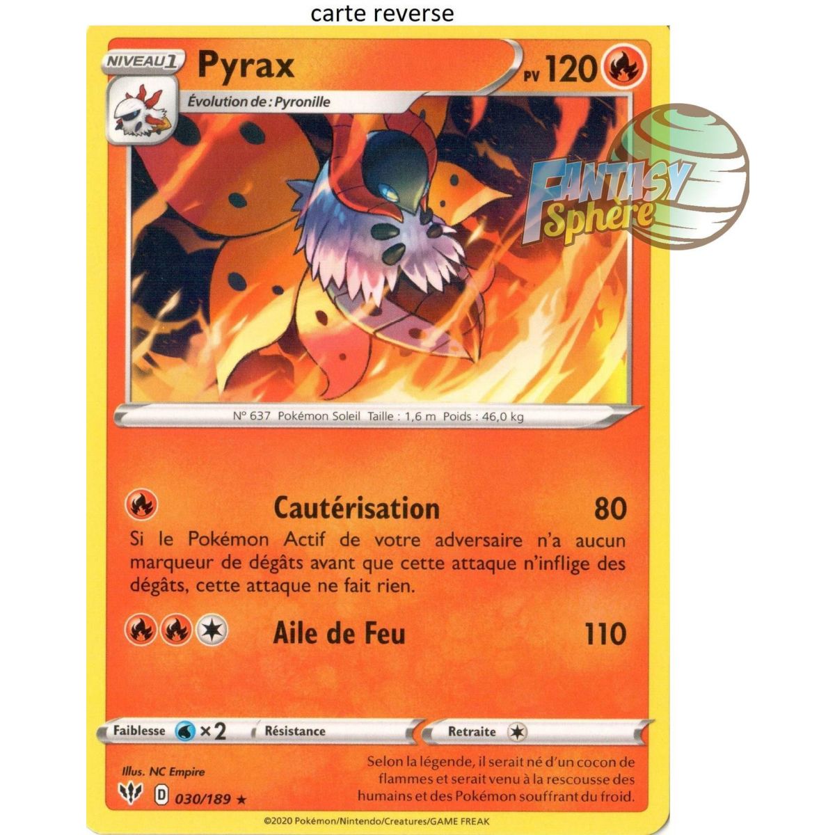 Pyrax - Reverse 30/189  - EB03 Ténèbres Embrasées
