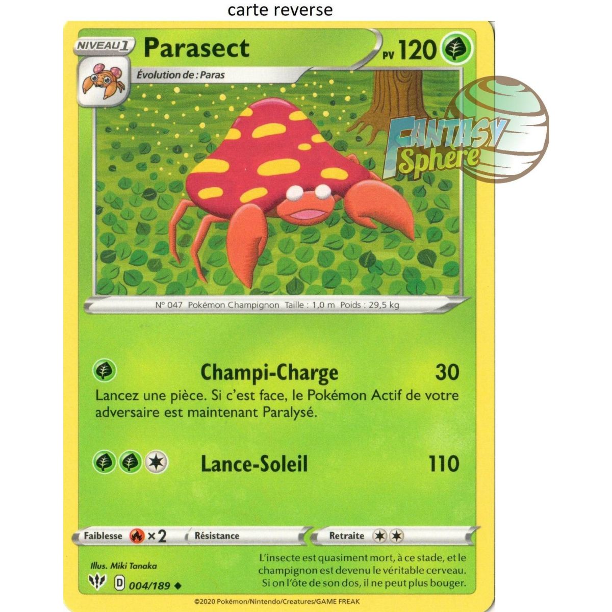 Parasect - Reverse 4/189  - EB03 Ténèbres Embrasées