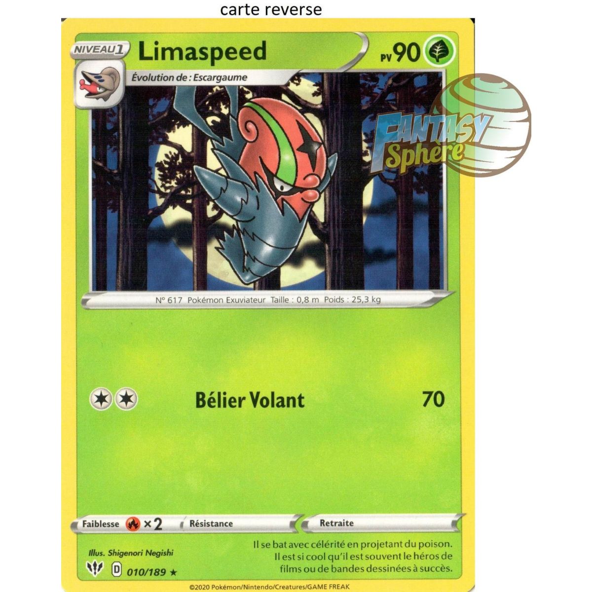 Limaspeed - Reverse 10/189  - EB03 Ténèbres Embrasées