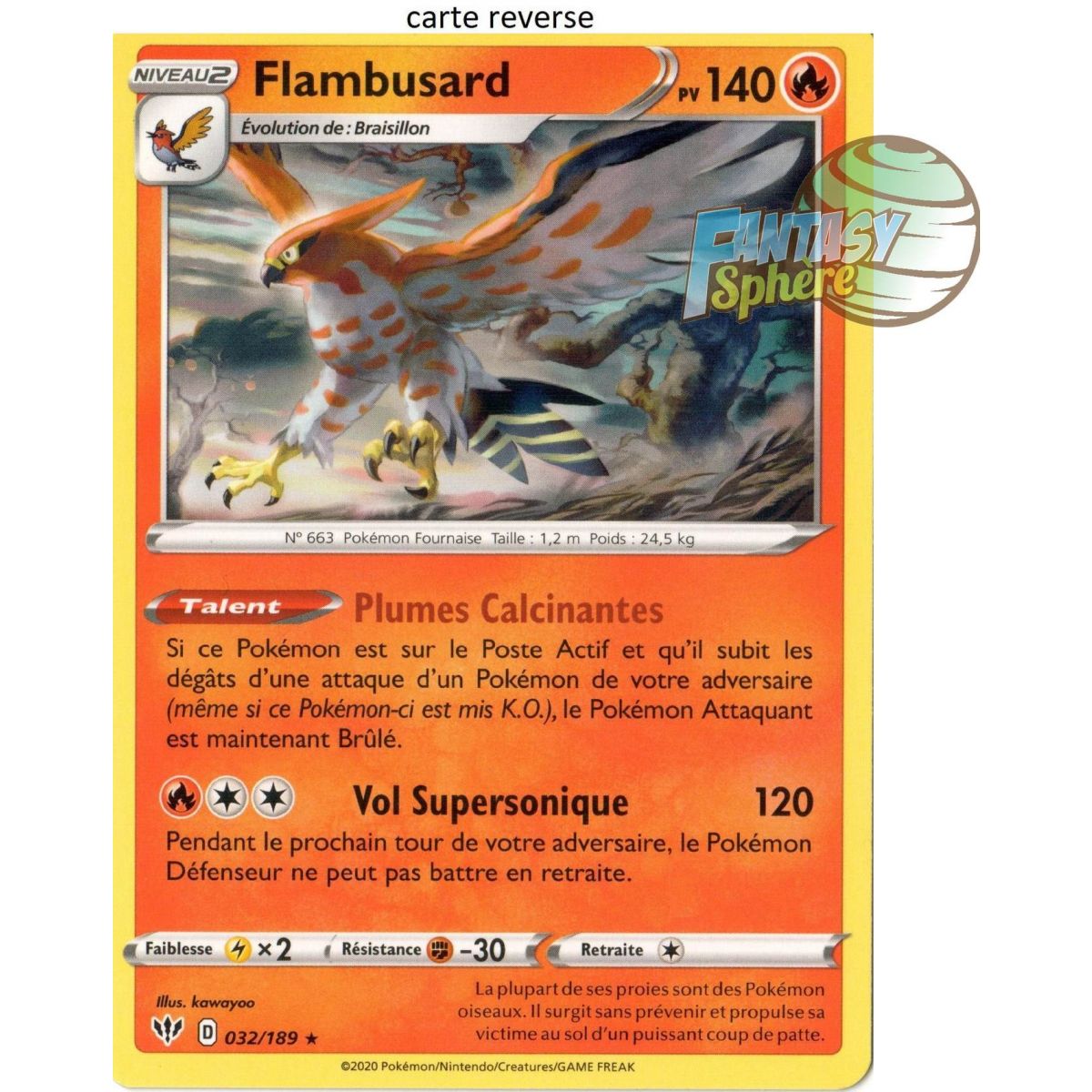 Flambusard - Reverse 32/189  - EB03 Ténèbres Embrasées