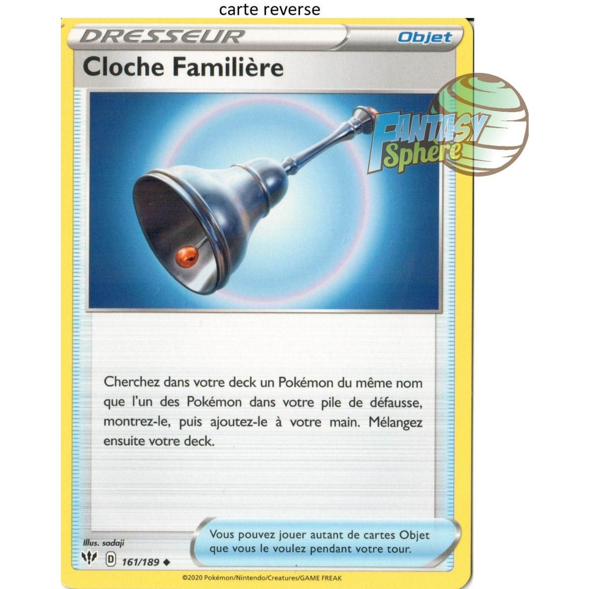 Item Cloche Familiére - Reverse 161/189  - EB03 Ténèbres Embrasées