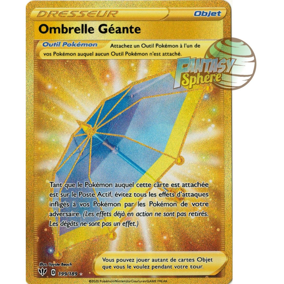 Ombrelle Géante - Secret Rare 199/189  - EB03 Ténèbres Embrasées