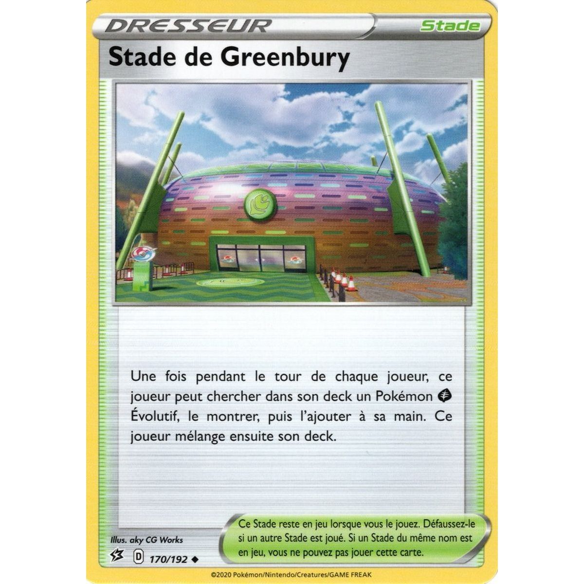 Item Stade de Greenbury - Peu commune 170/192 EB02 Clash des Rebelles