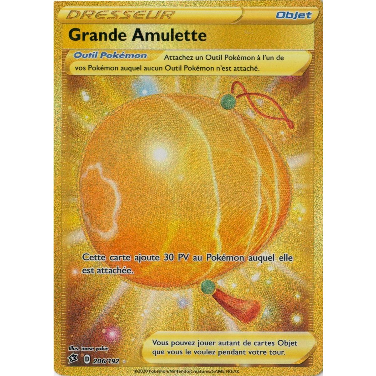 Grande Amulette - Secret Rare 206/192 EB02 Clash des Rebelles