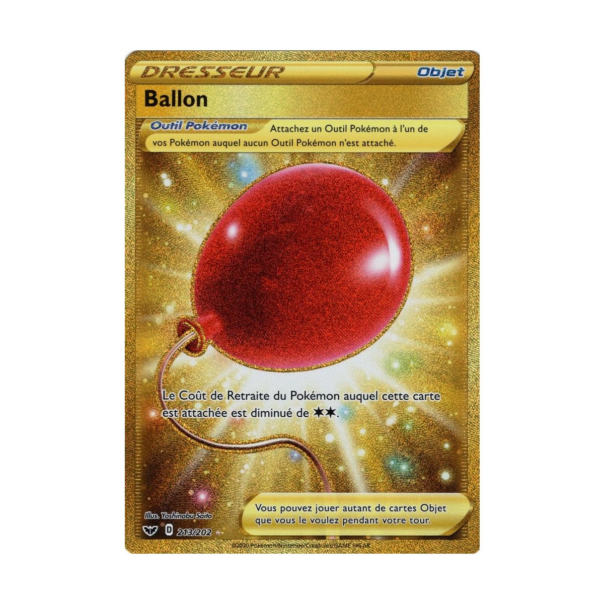 Ballon - Secret Rare 213/202 EB01 Epée et Bouclier