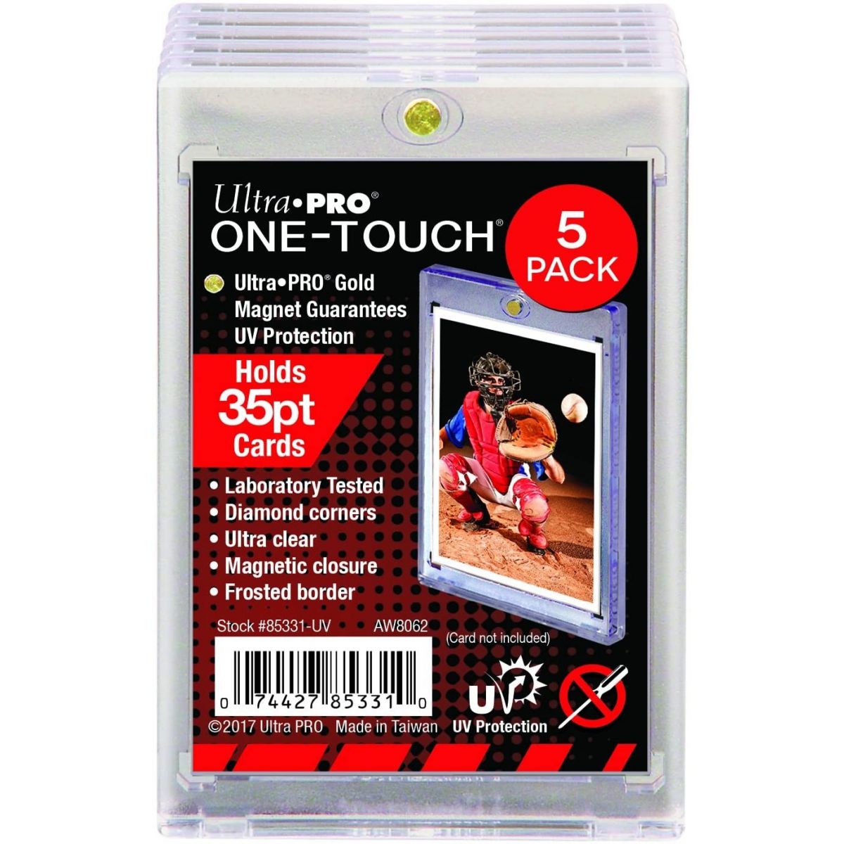 Ultra Pro - Pack de 5 One-Touch 35PT Anti-UV Magnetic Holder (5)