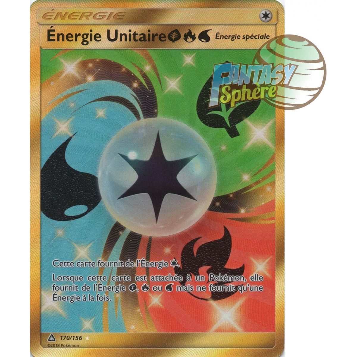 Énergie Unitaire - Secret Rare 170/156 - Soleil et Lune 5 Ultra Prisme