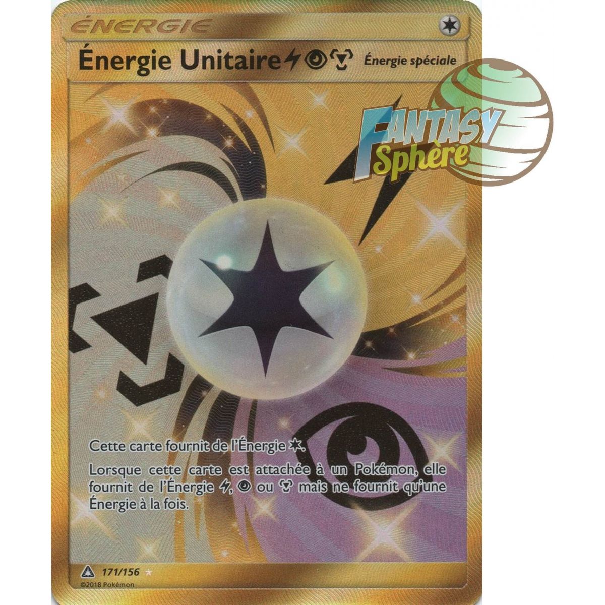 Énergie Unitaire - Secret Rare 171/156 - Soleil et Lune 5 Ultra Prisme