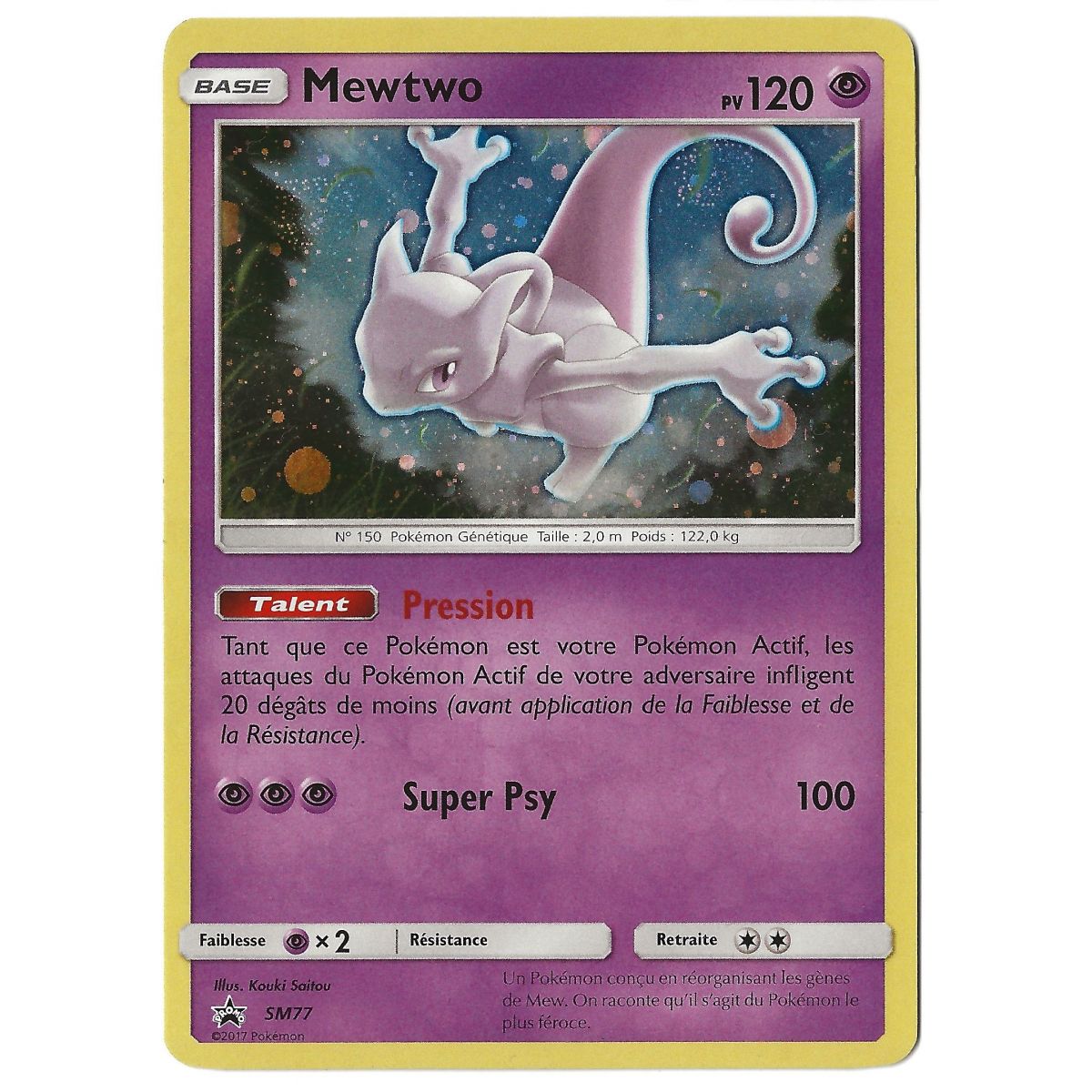 Mewtwo - Holo Rare - SM77