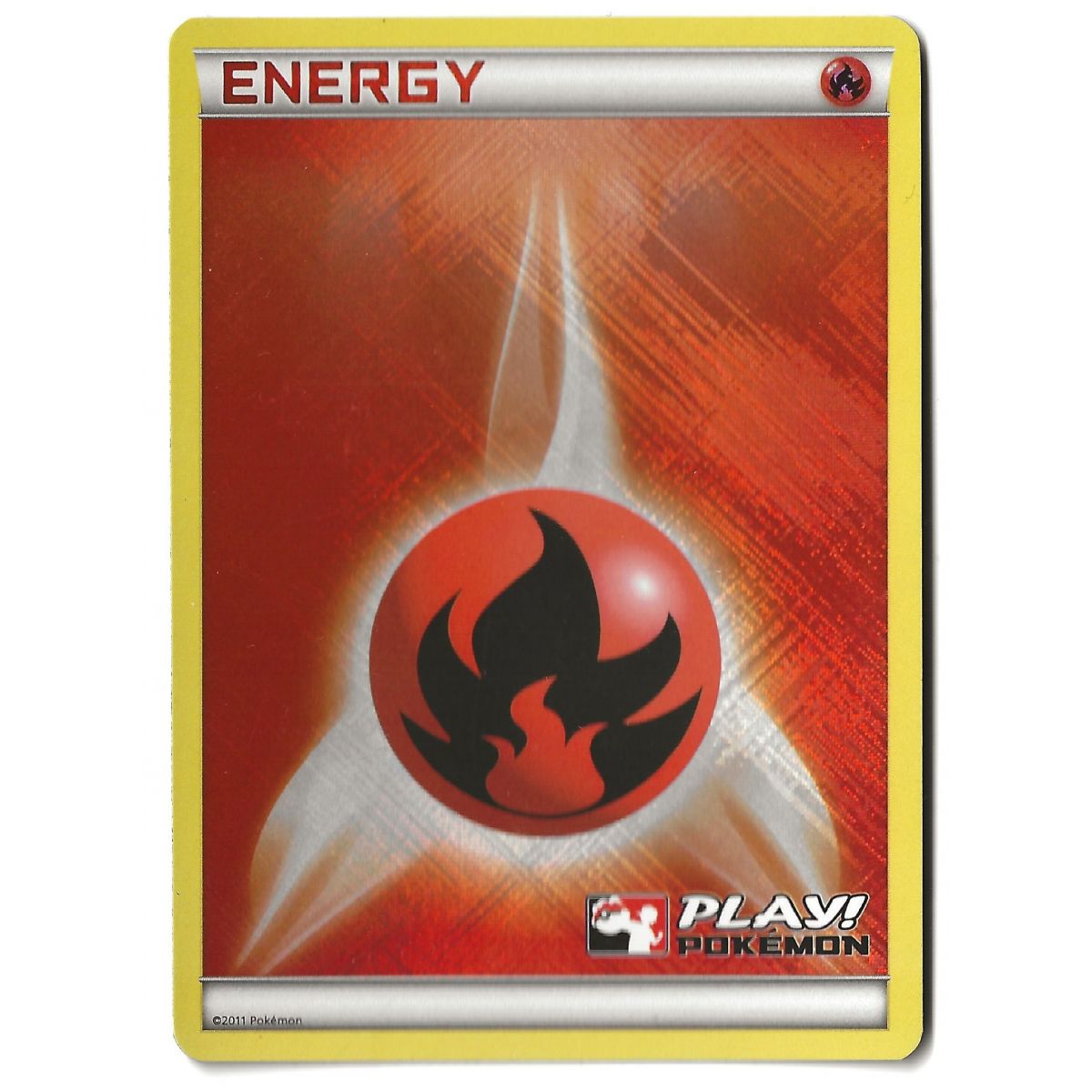 Energy Feu Play! Pokémon - Reverse Rare - 2011