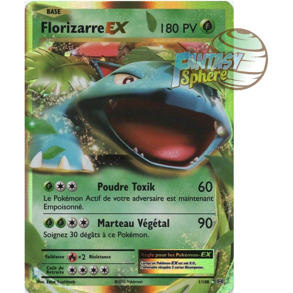 Florizarre EX - Ultra Rare 1/108 - XY 12 Évolutions