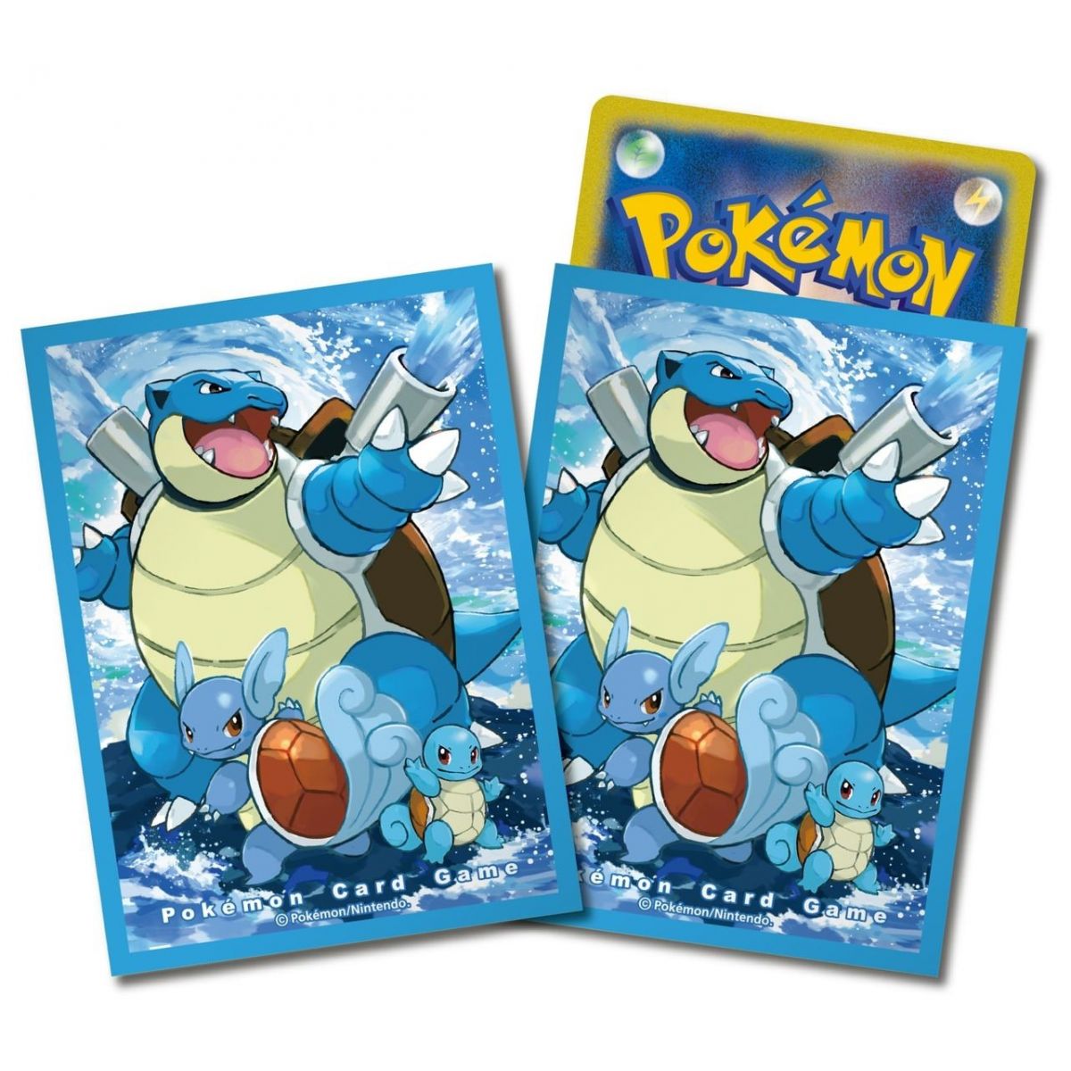 Pokémon Center - Proteges Cartes - Standard - Blastoise & Evolution (64)