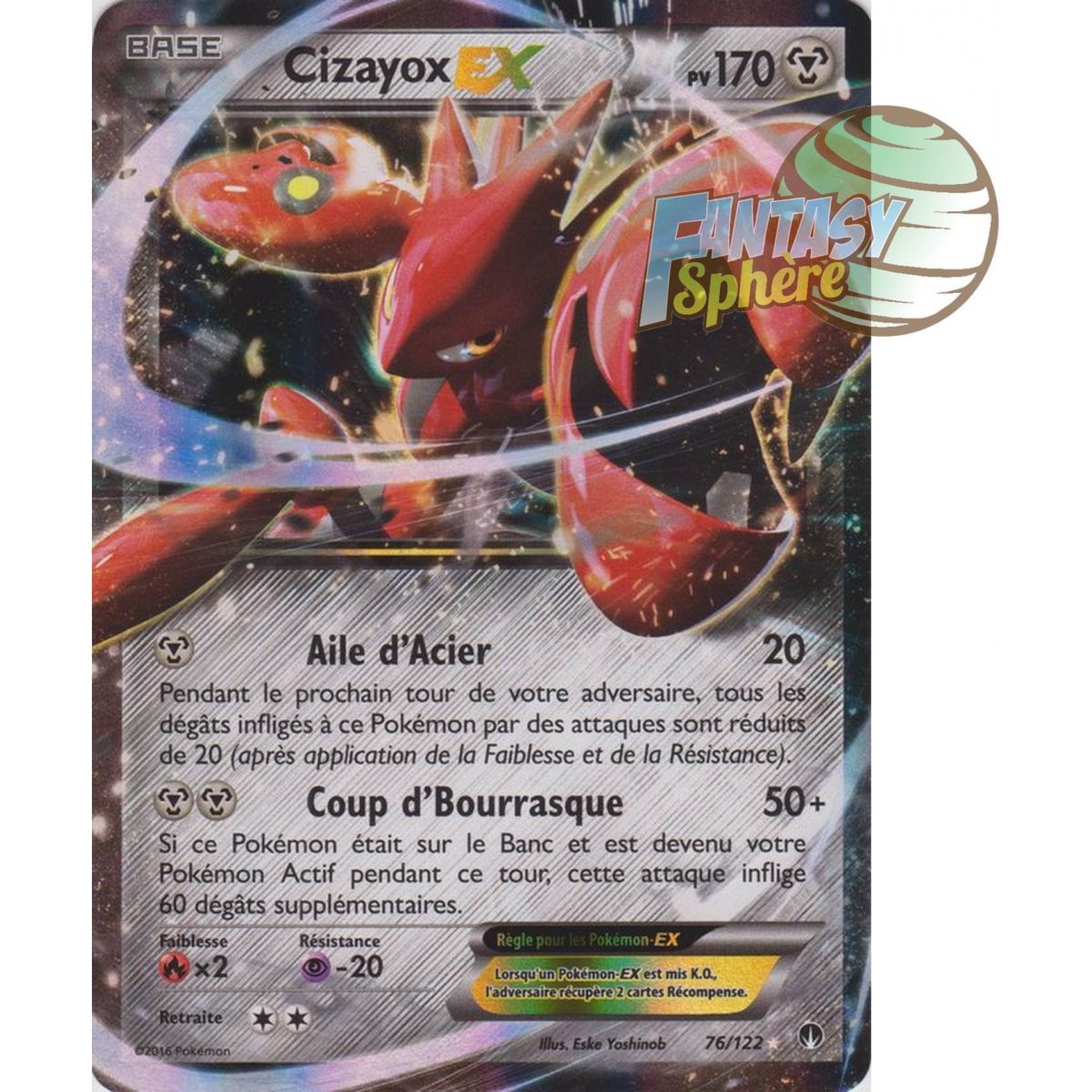 Cizayox EX - Ultra Rare 76/122 - XY 9 Rupture TURBO